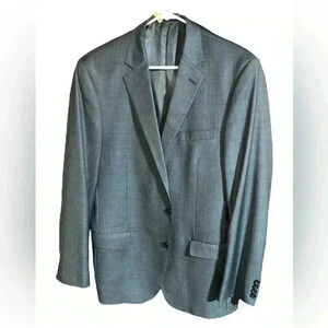 Hart Schaffner Marx Von Maur Gray Sport Coat Blazer Men’s Size 44L
